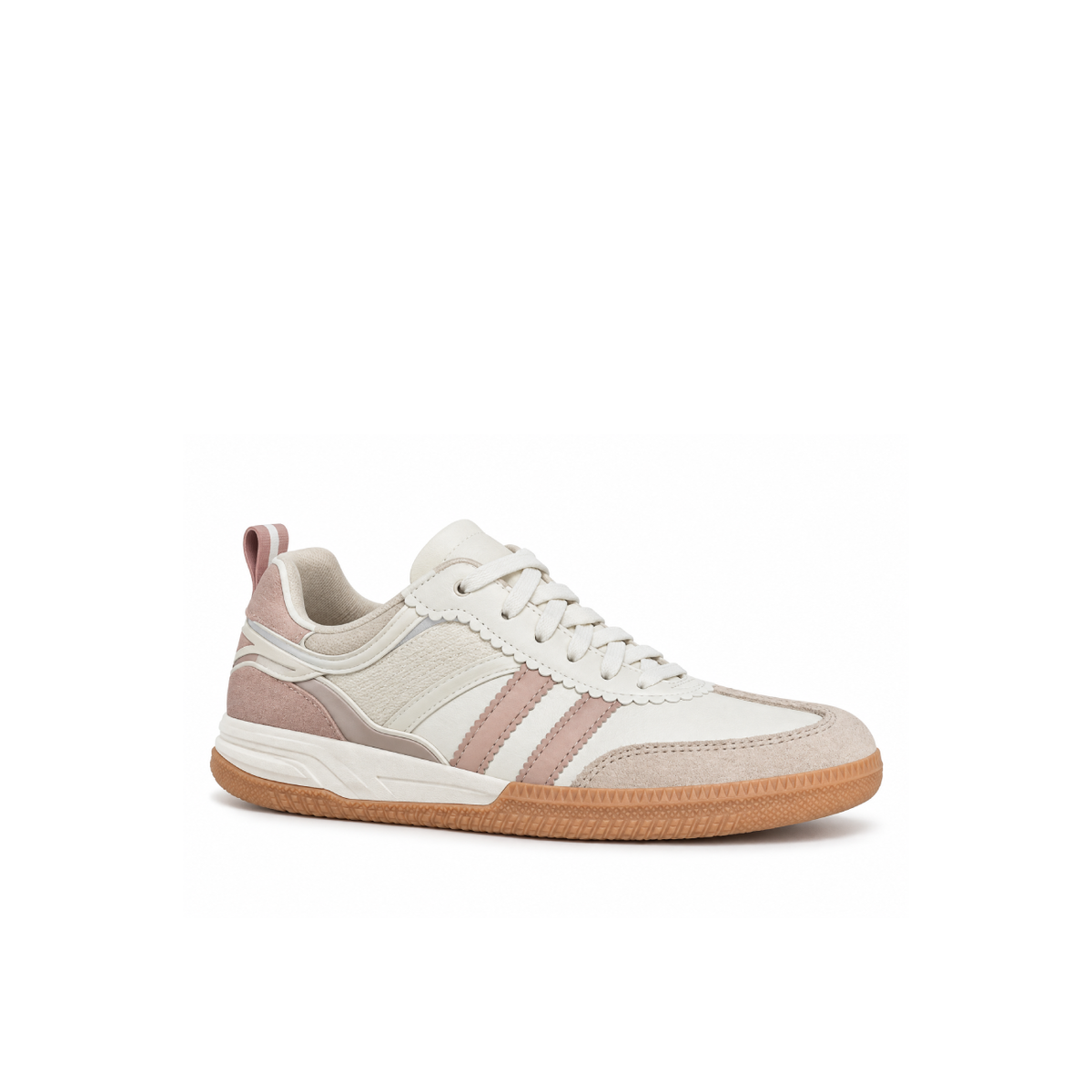 Ruffle Pack White Beige
