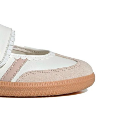Ruffle Pack White Beige